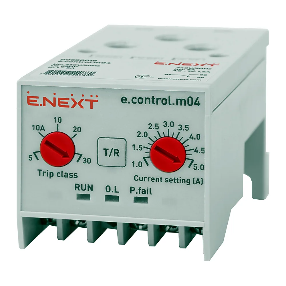 Реле захисту двигуна E.NEXT e.control.m04 1-5 А p0690018