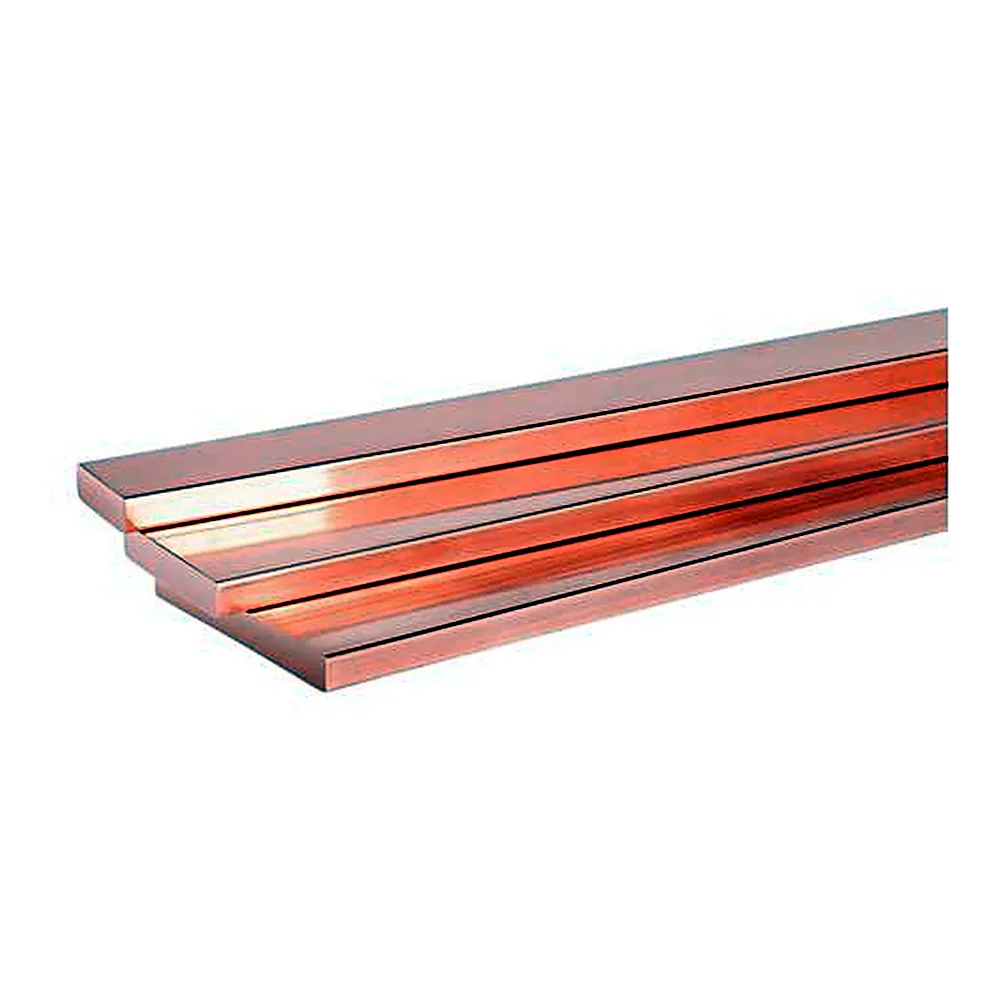 Шина мідна 4х30х4000, 455A, Cu-ETP, R250, ДСТУ EN 13601 (4,29 кг)