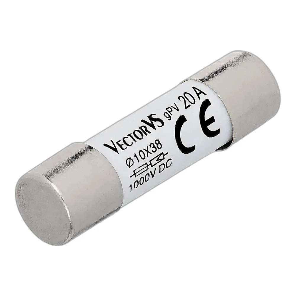 Запобіжник циліндричний 10x38 20A 1000V DC, GENESIS