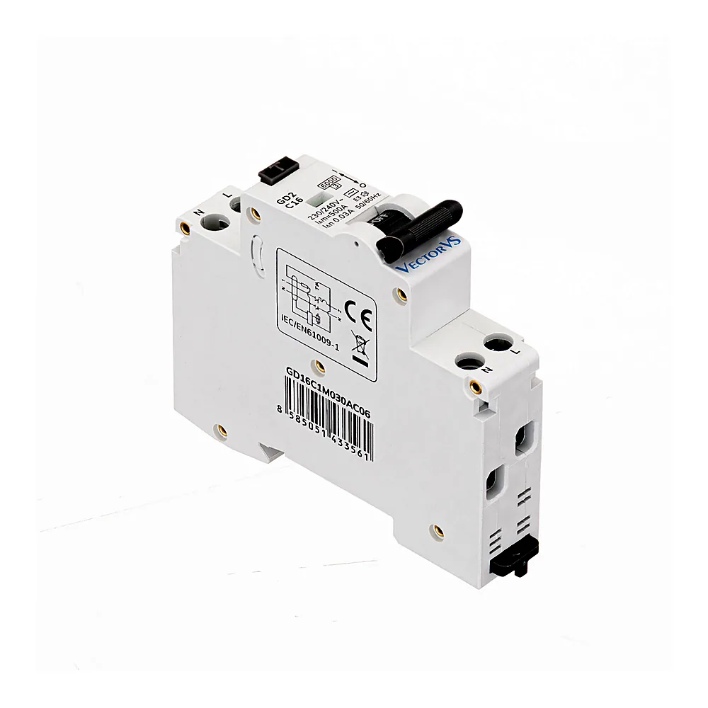 Диференційний авт. вимикач GENESIS 1M C 10A 30mA тип AC (6kA)