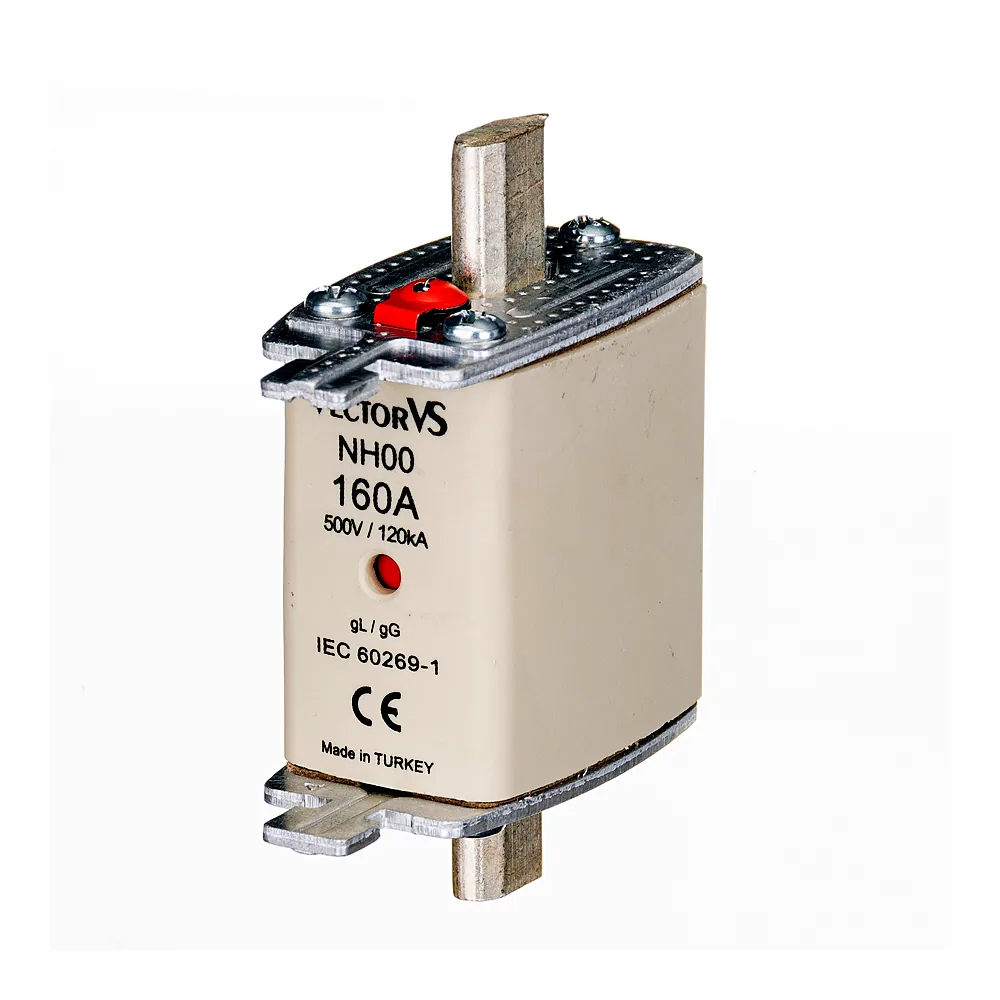 Запобіжник ножовий GENESIS NH00 160A 500V AC gG