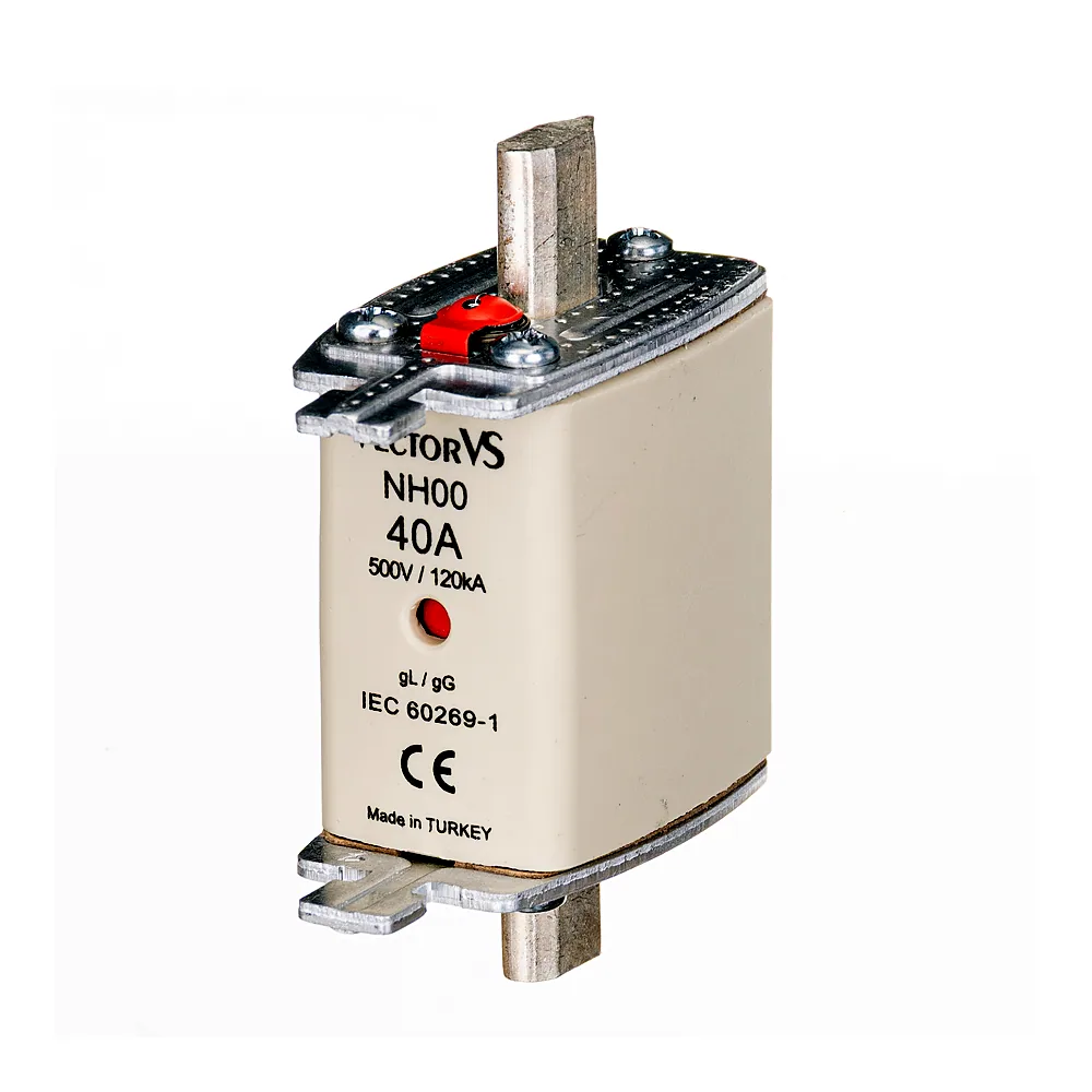 Запобіжник ножовий GENESIS NH00 40A 500V AC gG