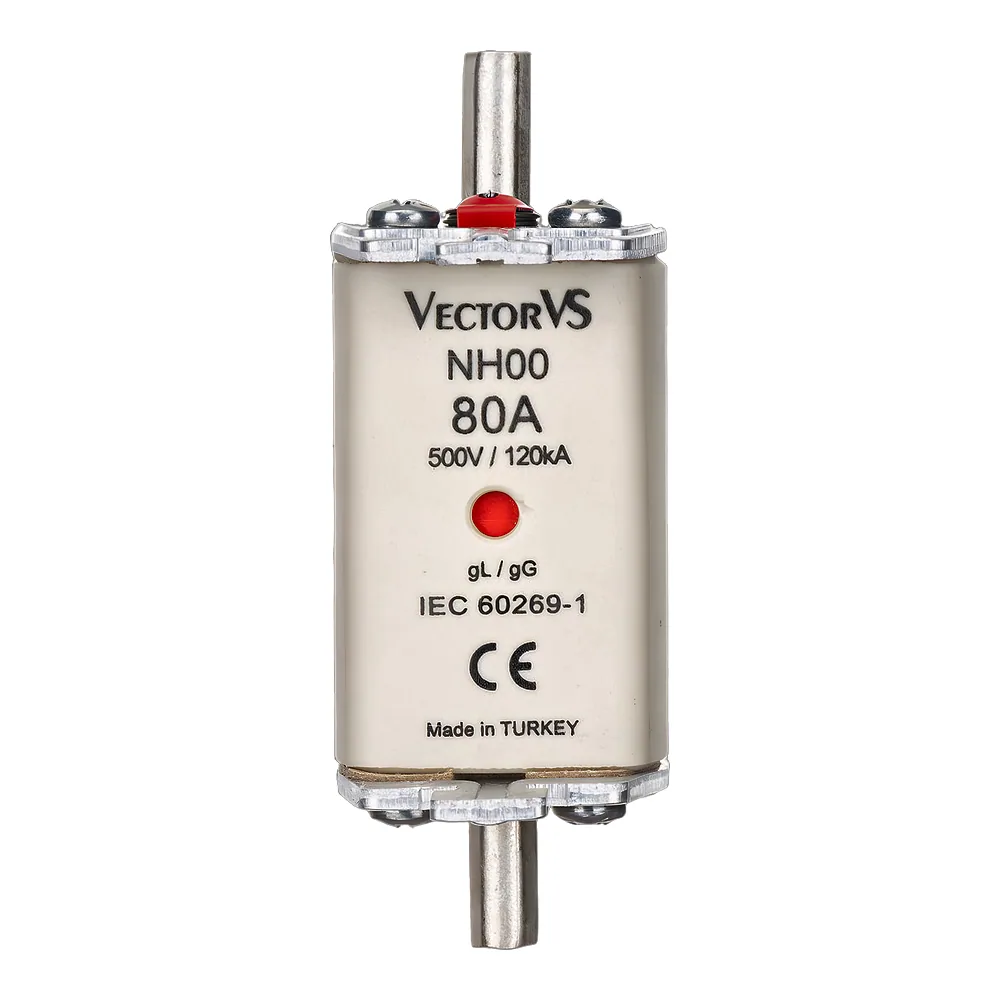 Запобіжник ножовий GENESIS NH00 80 А 500 В AC gG Vector VS GF0080AC