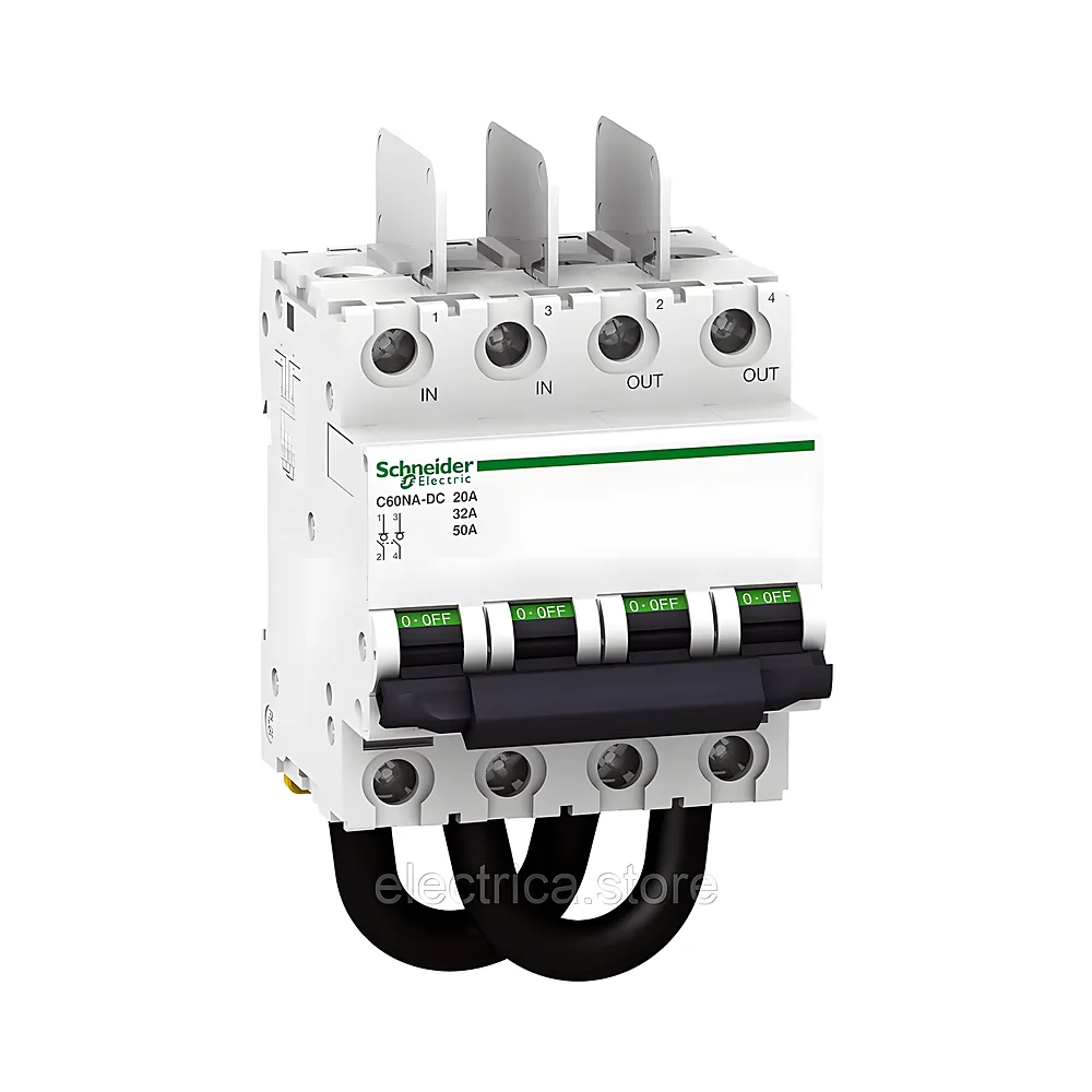 Вимикач навантаження C60NA-DC 2P 20 А 1000 В DC Schneider Electric A9N61690
