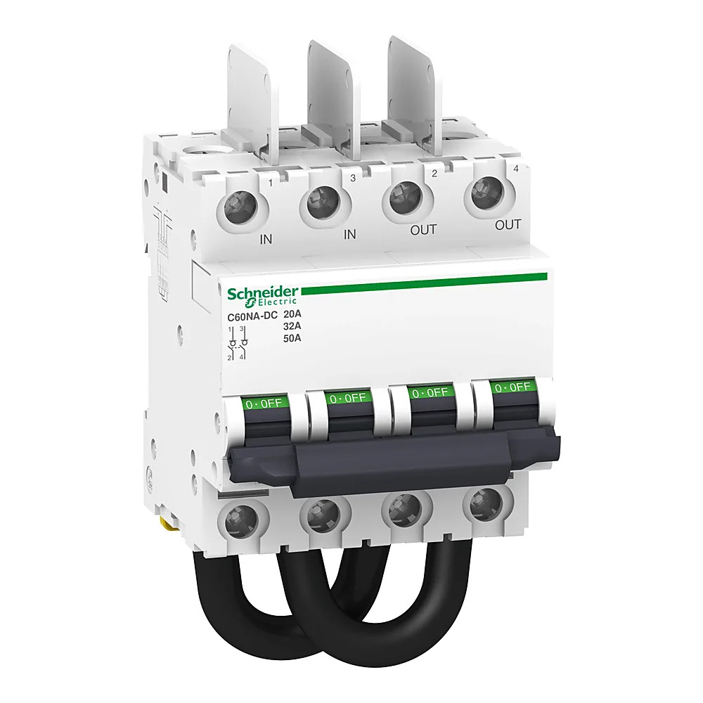 Вимикач навантаження C60NA-DC 2P 20 А 1000 В DC Schneider Electric A9N61690