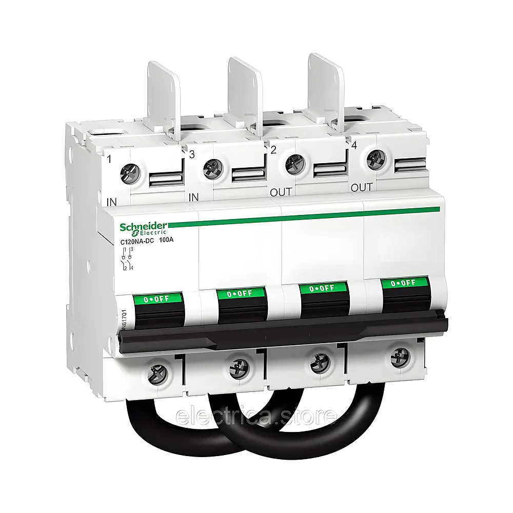 Вимикач навантаження C120NA-DC 2P 100 А 1000 В DC Schneider Electric A9N61701