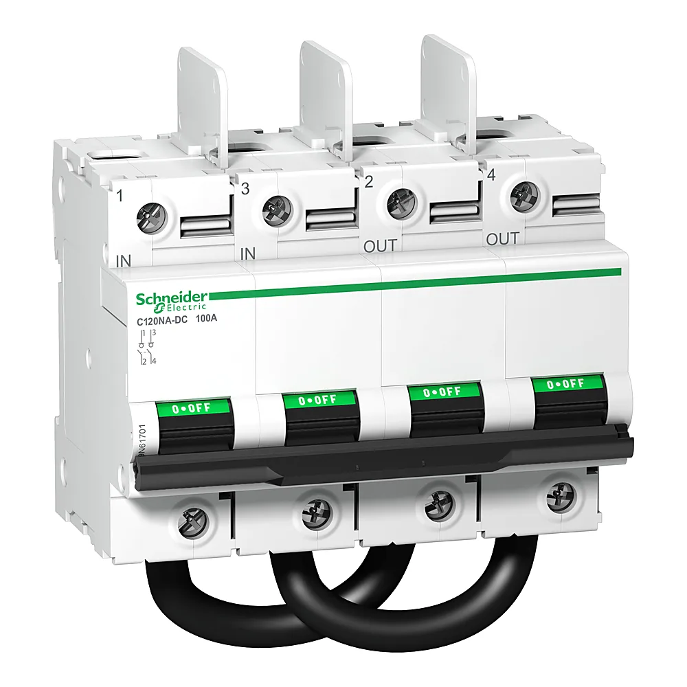 Вимикач навантаження C120NA-DC 2P 100 А 1000 В DC Schneider Electric A9N61701