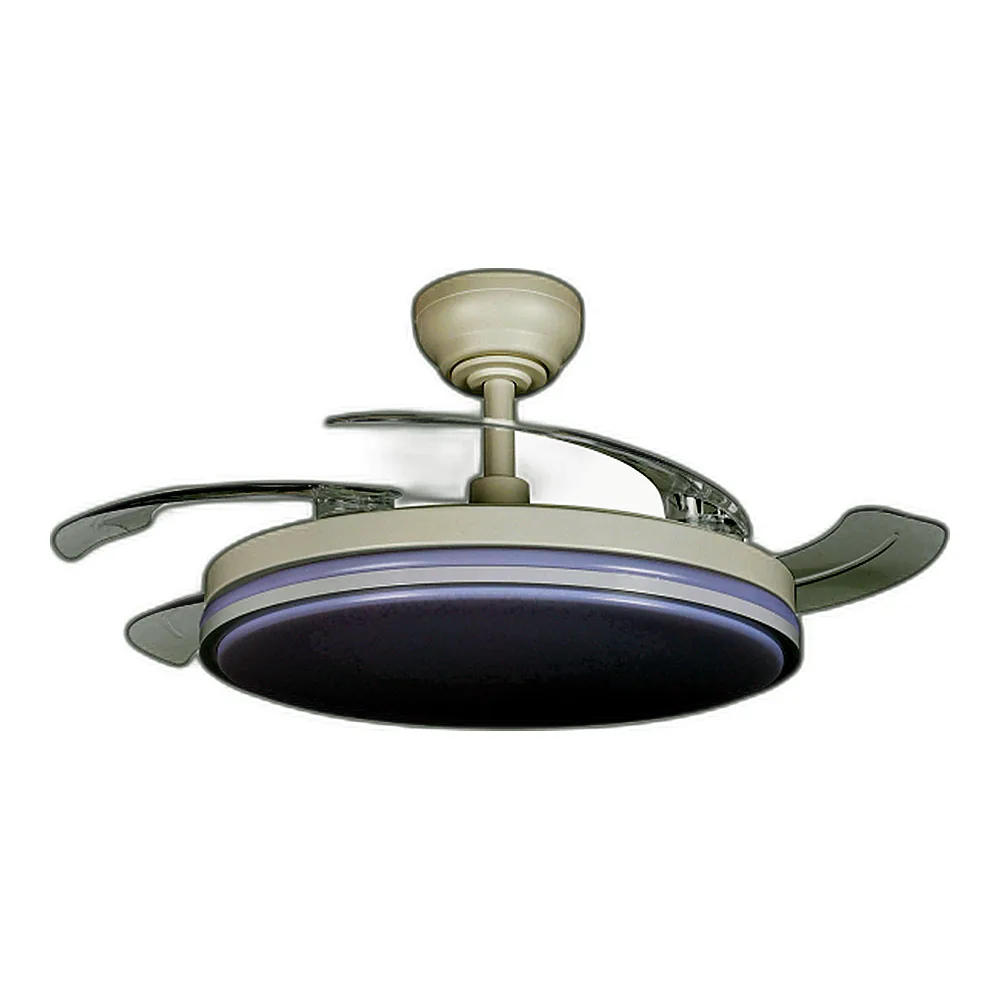 LED Світильник з вентилятором CLF01 60W 3000K-4200K-6000K Black, VIDEX