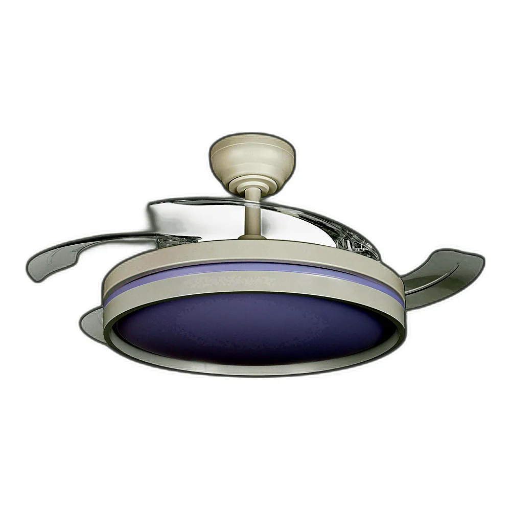 LED Світильник з вентилятором CLF01 60W 3000K-4200K-6000K Black, VIDEX