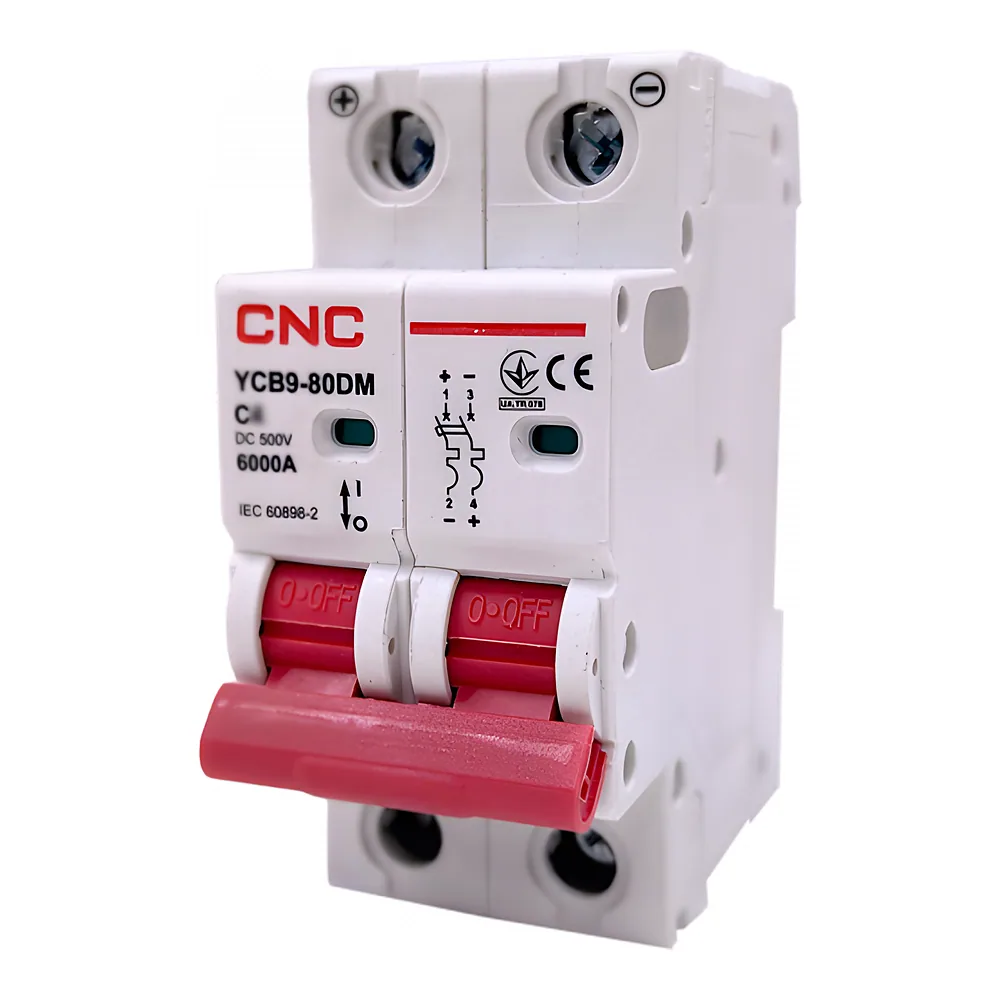 Автоматичний вимикач модульний YCB9-80DM 2P 3 А 6 кА тип С DC CNC Б00035406