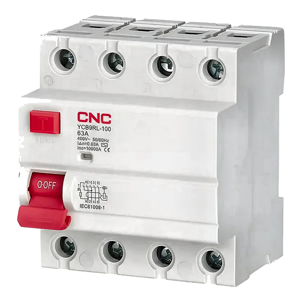 Диференційне реле YCB9RL-100 50 А 3P+N 6 кА 30 мА CNC Б00041353