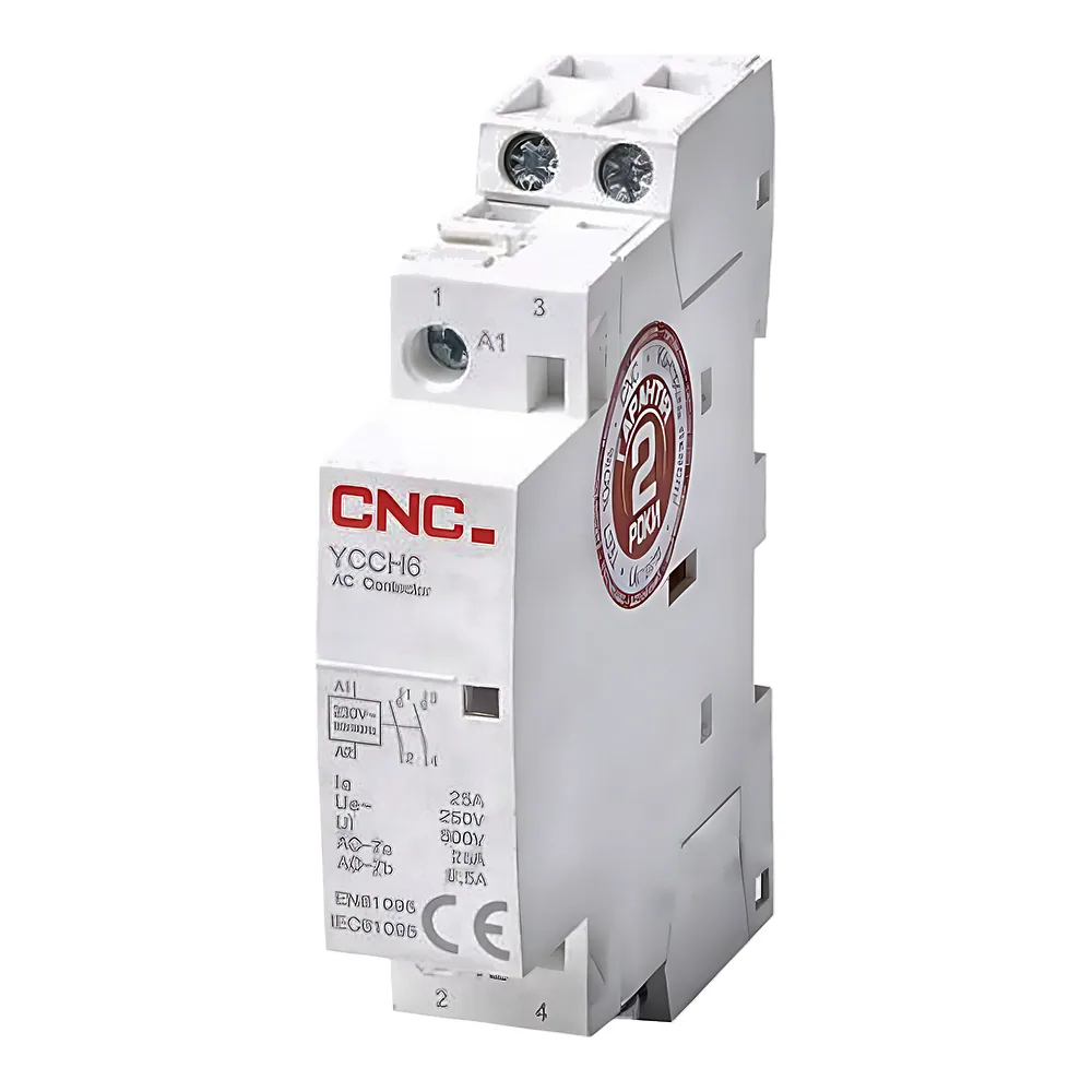 Контактор модульний YCCH6-25 2P 25 А 220 В 2NO CNC Б00028777