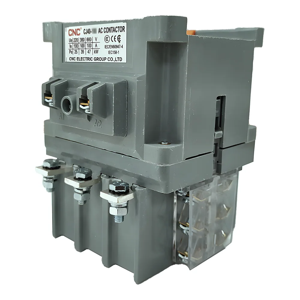 Контактор CJ40-100 А 220 В 50 кВт (АС-3 380 В) 4NO+2NC CNC Б00044905
