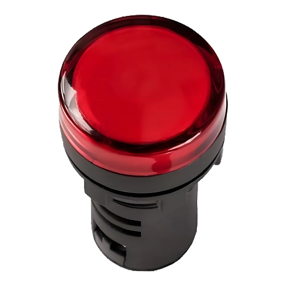 Світлодіодна лампа AD22-22DS (LED) червона 220 В АС d22 CNC Б00000815