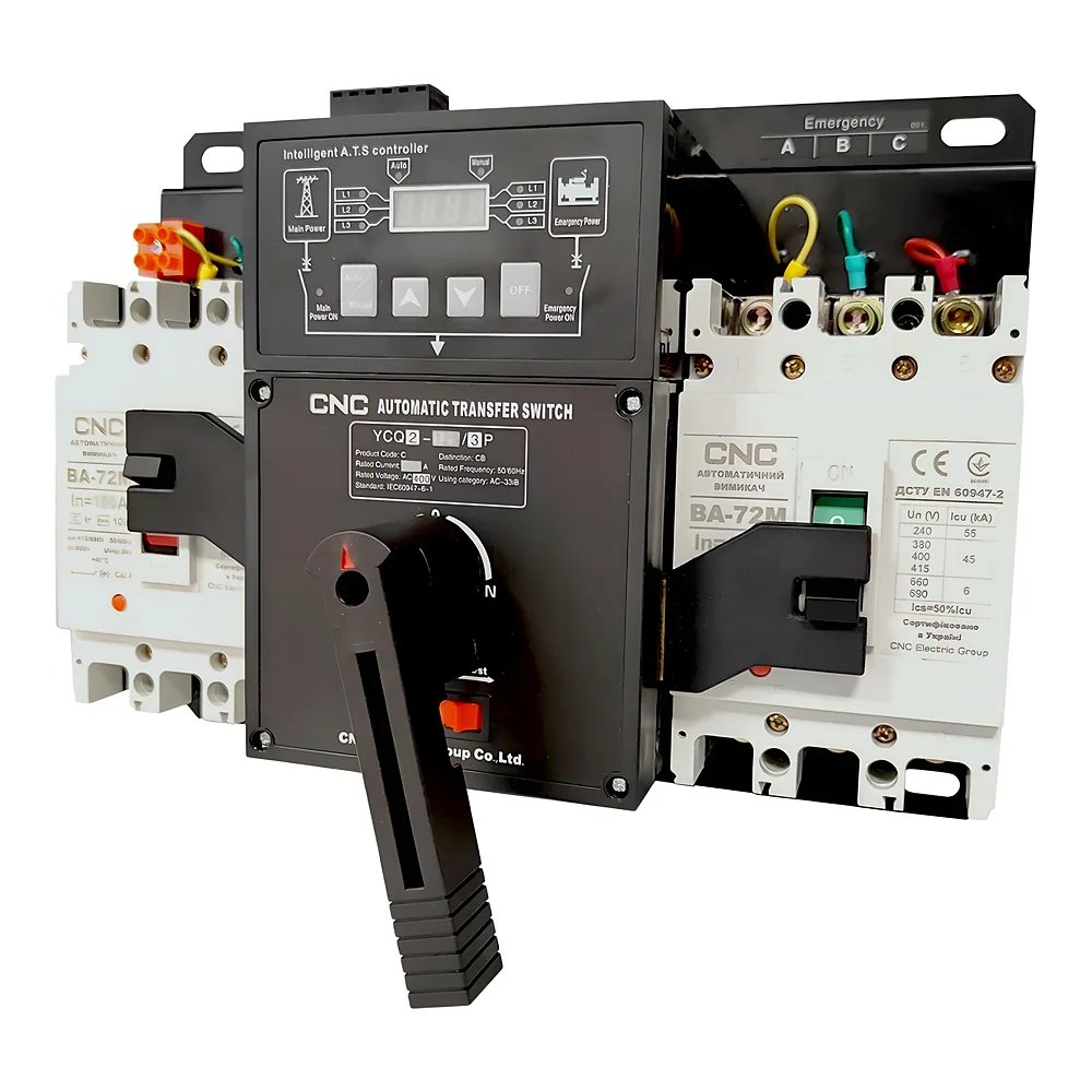 Автоматичний ввод резерву YCQ2CB-250 250 А 3P 380 В 45кА CNC Б00028990