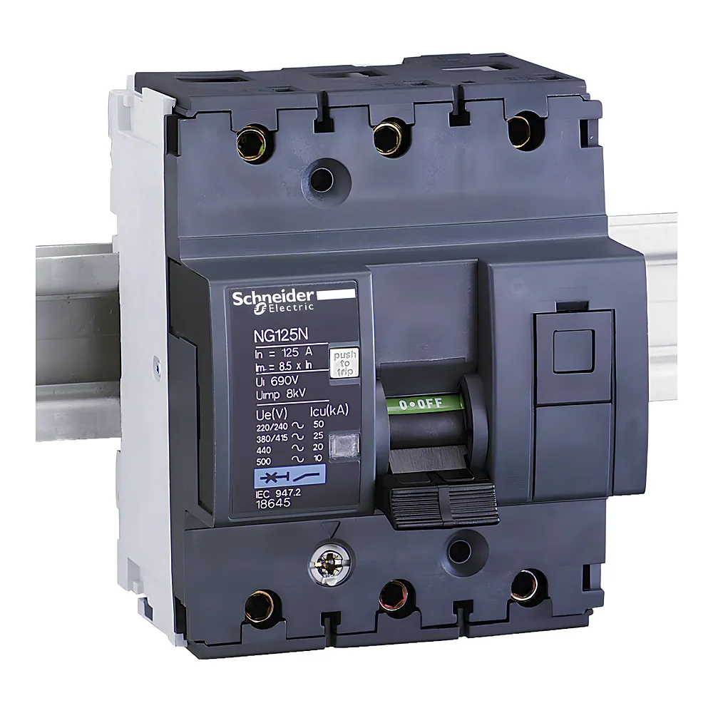 Автоматичний вимикач NG125N 3P 16 А характеристика C Schneider Electric 18633