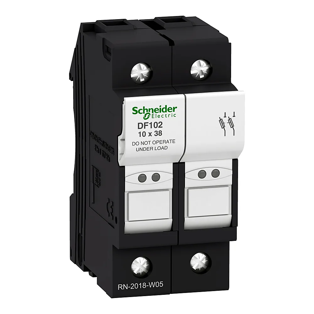 Тримач запобіжника TeSys DF 2P 32 А 10х38 мм Schneider Electric DF102