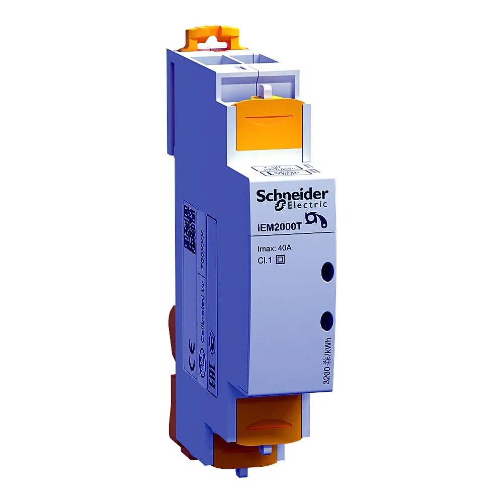 Лічильник електроенергії Acti9 iEM2000T 1-фазний 40 А 230 В без дисплея Schneider Electric A9MEM2000T