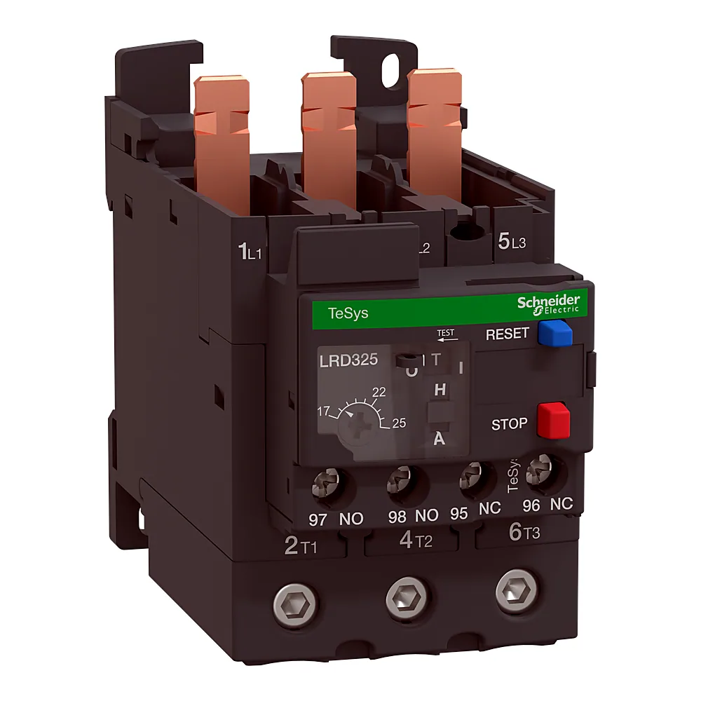 Теплове реле TeSys Deca 17-25 А клас 10A 1NO+1NC для LC1D40A-D65A Schneider Electric LRD325