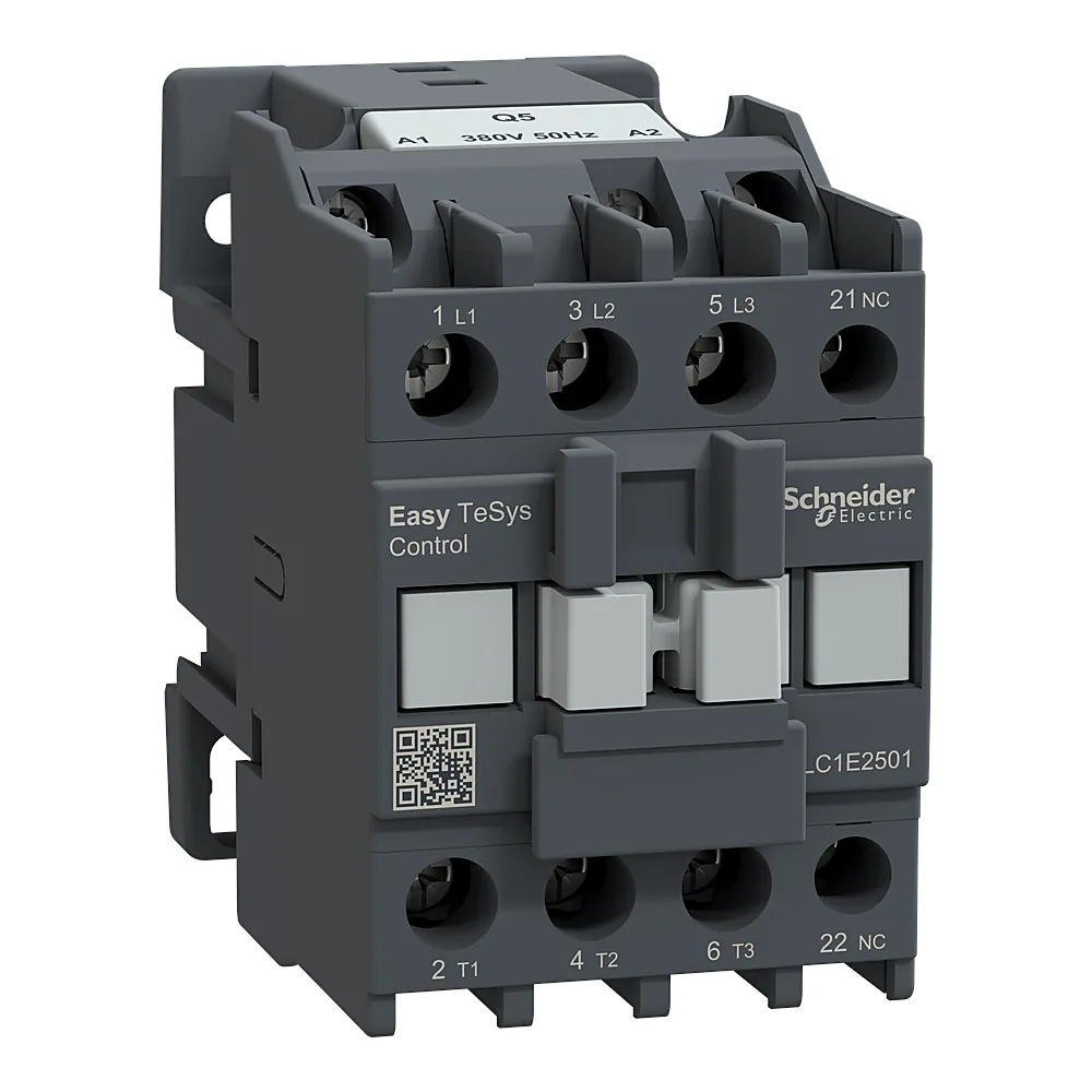 Контактор TeSys E 3P 25 А AC-3 1NC котушка 380 В AC 50 Гц Schneider Electric LC1E2501Q5