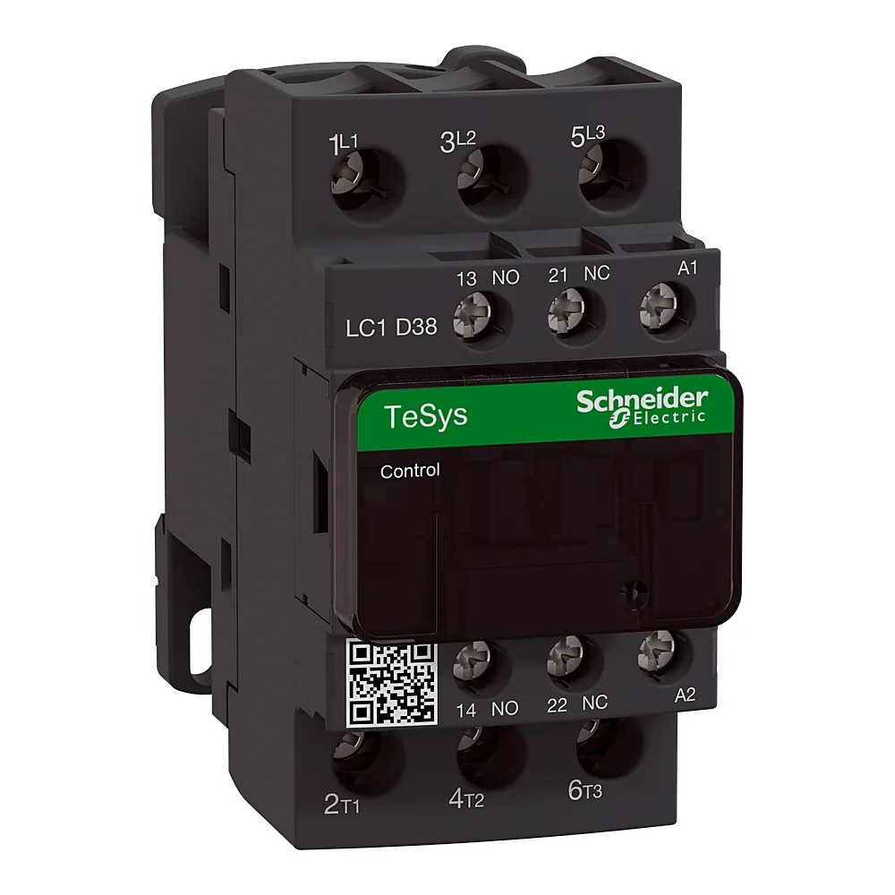 Контактор TeSys Deca 3P 38 А 1NO+1NC котушка 230 В AC 50/60 Гц Schneider Electric LC1D38P7