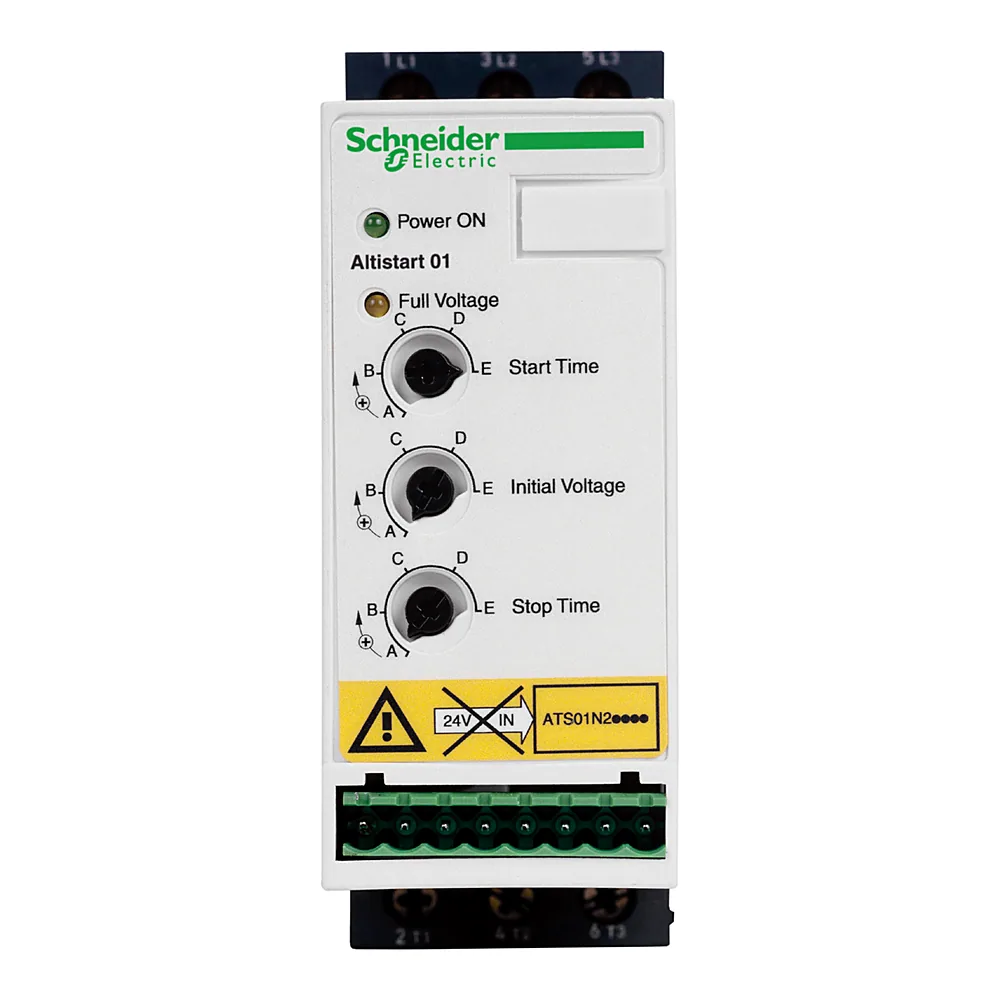 Пристрій плавного пуску Altistart ATS01 9 А 380-415 В 3-фазний з байпасом Schneider Electric ATS01N209QN