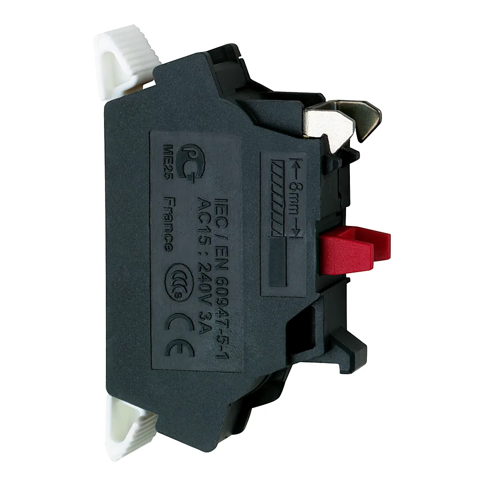 Блок-контакт 1NC з пружинним затискачем Schneider Electric ZBE1025