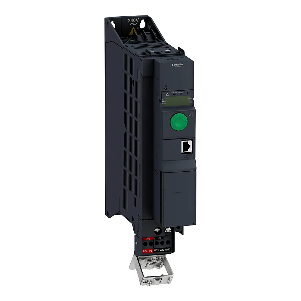Перетворювач частоти Altivar ATV320 книжкового формату 2,2 кВт 380-500 В 50/60 Гц 3-фазний з ЕМС-фільтром C2 Schneider Electric ATV320U22N4B
