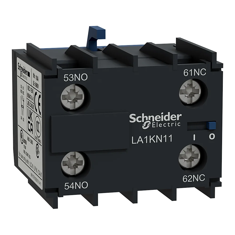 Блок-контакт TeSys K 2NO фронтальний гвинтові затискачі Schneider Electric LA1KN20