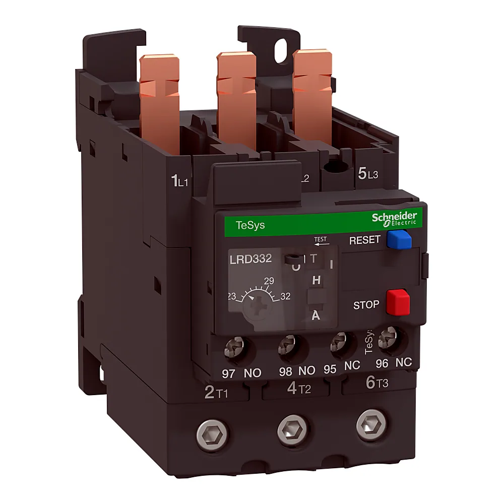 Теплове реле TeSys Deca 23-32 А клас 10A 1NO+1NC для LC1D40A-D65A Schneider Electric LRD332