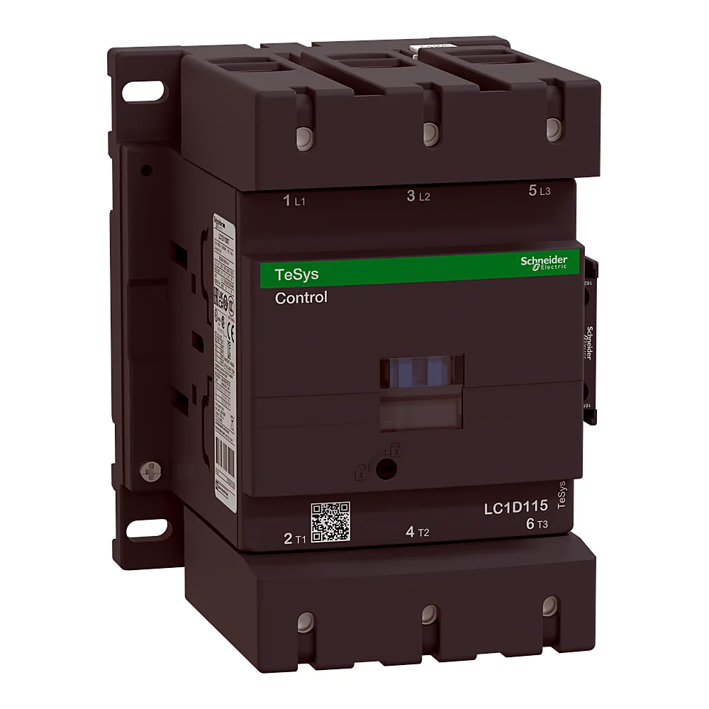 Контактор TeSys D 3P 115 А AC-3 1NO+1NC 110 В AC 50 Гц Schneider Electric LC1D115F5