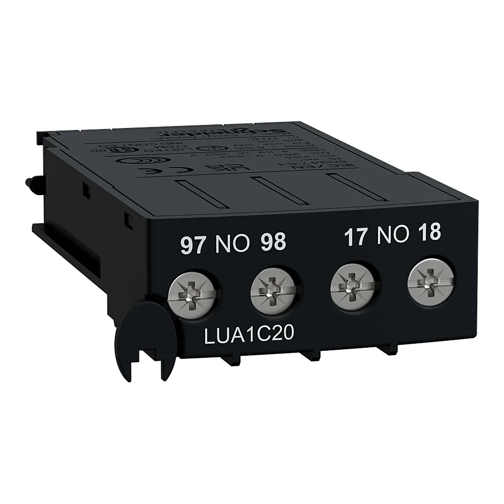 Додатковий контакт TeSys U сигналізації готовності 2NO з клемником Schneider Electric LUA1C20
