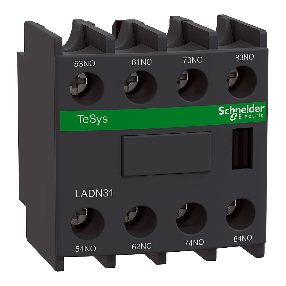 Блок-контакт 3NO+1NC фронтальний Schneider Electric LADN31