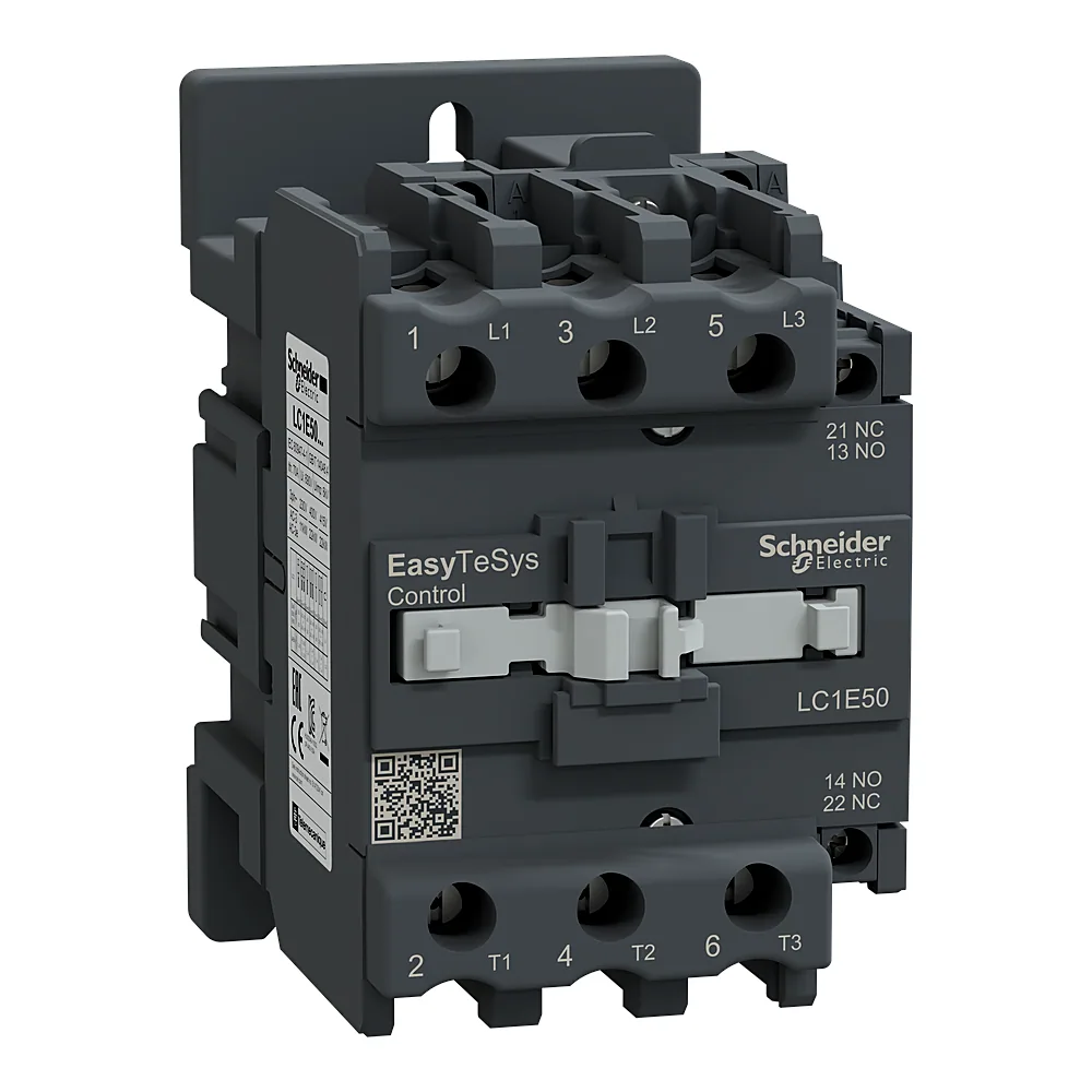 Контактор TeSys E 3P 50 А AC-3 котушка 220 В AC 50 Гц Schneider Electric LC1E50M5