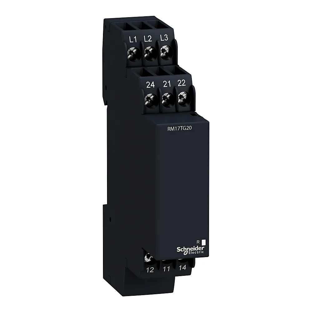 Реле контролю трифазної напруги 208-440 В 2CO 5 А Schneider Electric RM17TG20