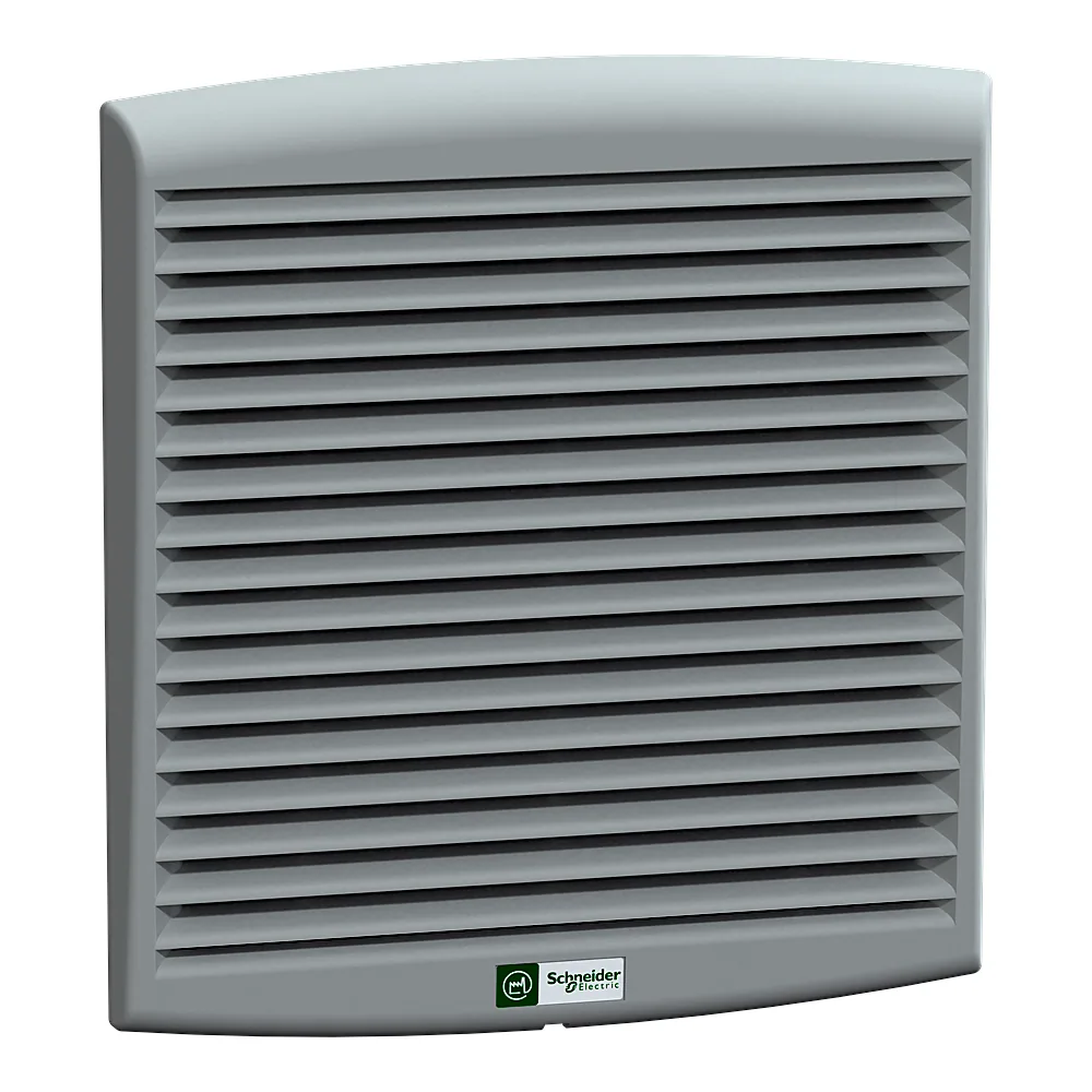 Решітка вентиляційна випускна ClimaSys CA 223х223 мм пластикова RAL 7035 Schneider Electric NSYCAG223LPF