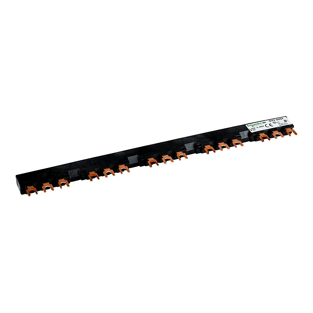 Шина гребінчаста 3P 63 А 5 відгалужень крок 54 мм Schneider Electric GV2G554