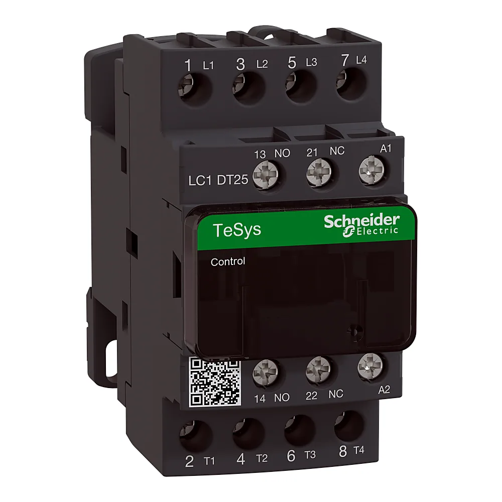 Контактор TeSys Deca 4P 4NO 25 А AC-1 1NO+1NC котушка 220 В AC 50/60 Гц Schneider Electric LC1DT25M7