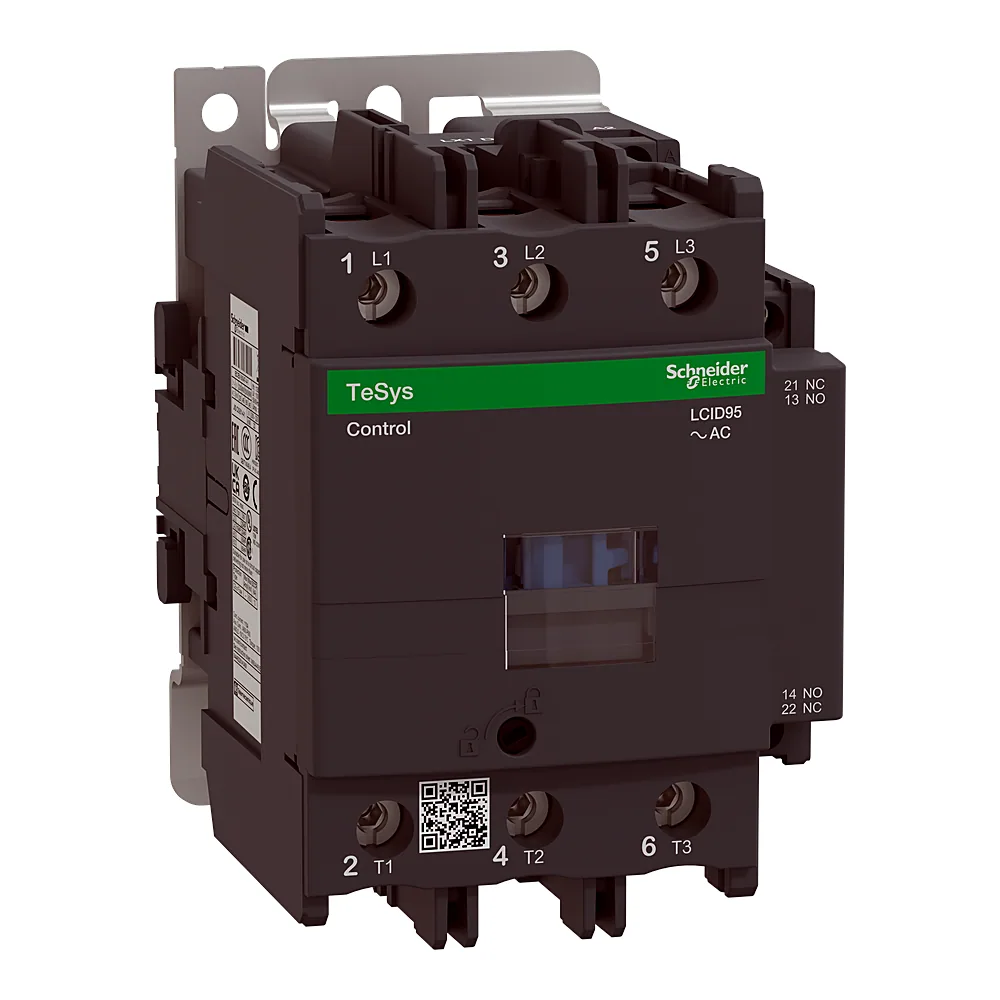 Контактор TeSys Deca 3P 95 А 45 кВт 1NO+1NC котушка 220 В AC 50/60 Гц Schneider Electric LC1D95M7