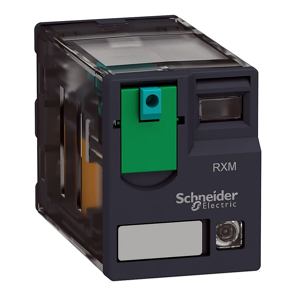Реле проміжне мініатюрне RXM 2CO 12 А 24 В DC зі світлодіодом Schneider Electric RXM2AB2BD