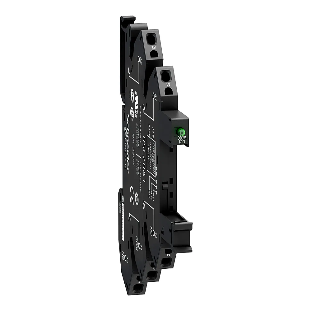 Цоколь пружинний для реле RSL 1CO 6 А 12-24 В AC/DC Schneider Electric RSLZRA1