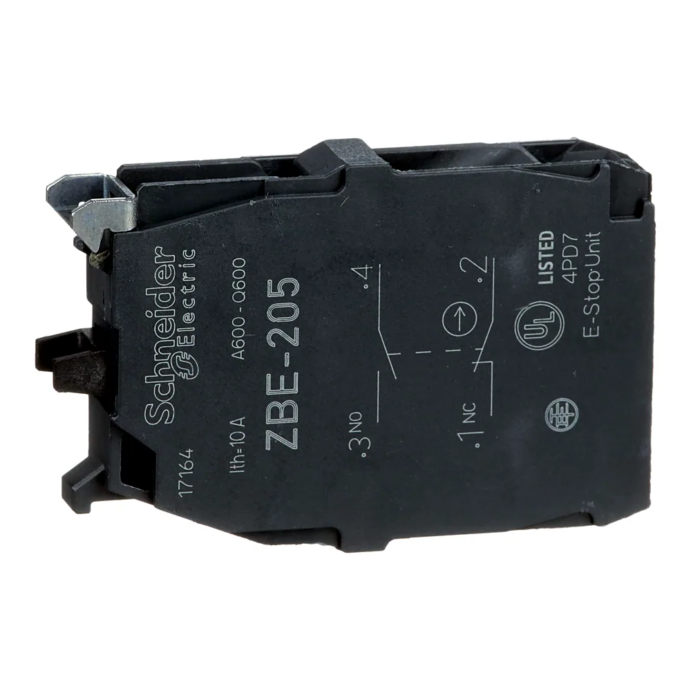 Блок-контакт подвійний 1NO+1NC Schneider Electric ZBE205