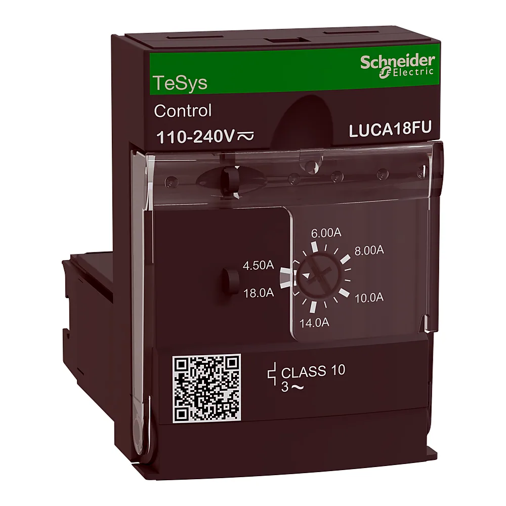 Блок керування стандартний TeSys U 4,5-18 А 110-240 В CL10 3P Schneider Electric LUCA18FU