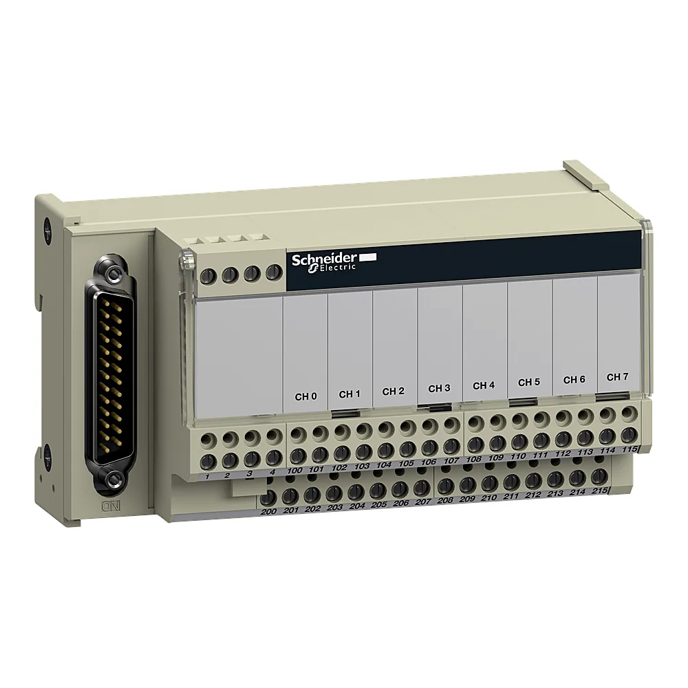 Клемний блок Telefast ABE7 для 8 аналогових каналів SUB-D25 Schneider Electric ABE7CPA02