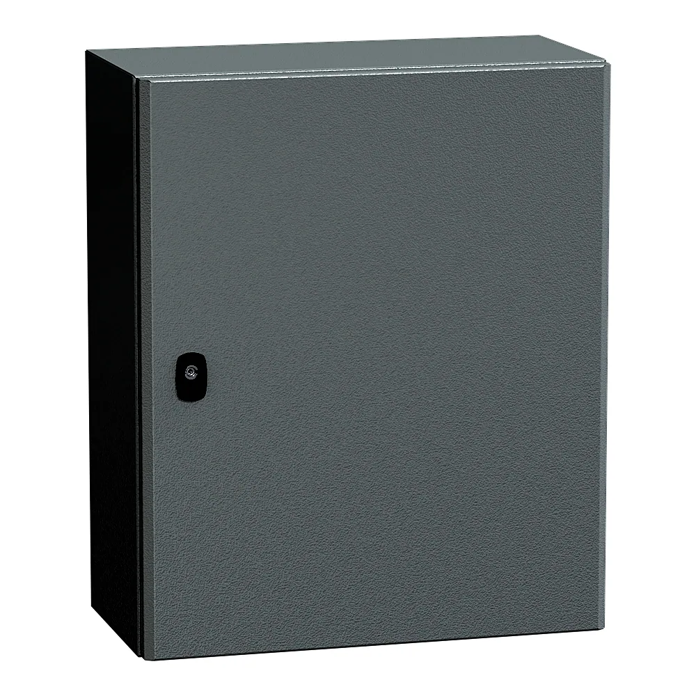 Шафа металева Spacial S3D 600х500х250 мм IP66 з монтажною панеллю Schneider Electric NSYS3D6525P