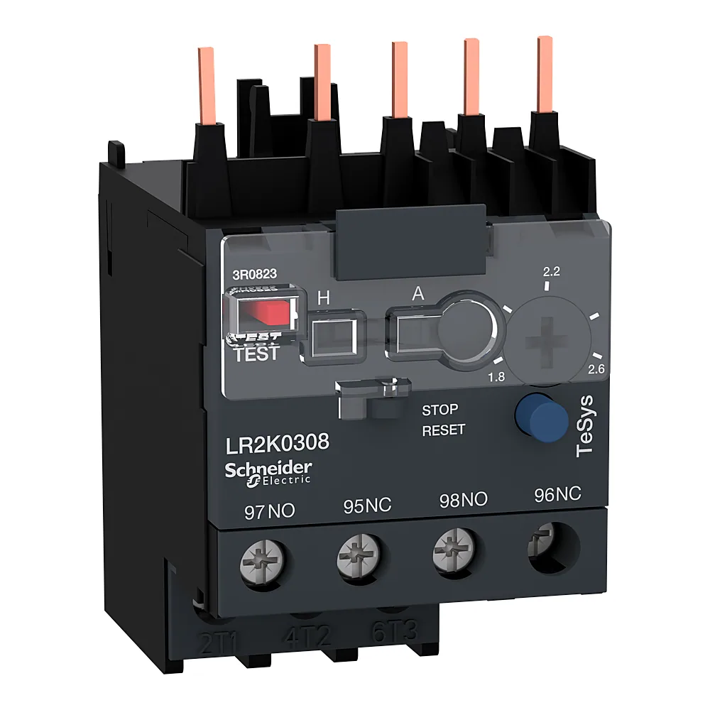 Теплове реле TeSys K 1,8-2,6 А 1NO+1NC Schneider Electric LR2K0308