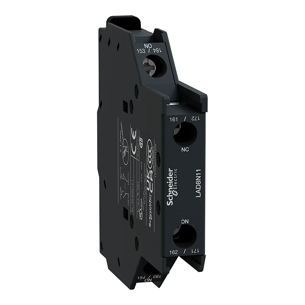 Блок-контакт 1NO+1NC боковий для контакторів серії D Schneider Electric LAD8N11