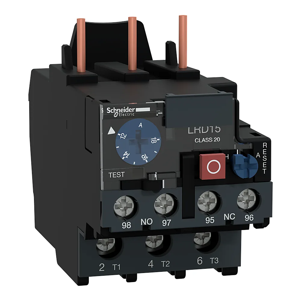 Теплове реле TeSys Deca 12-18 А клас 20 1NO+1NC Schneider Electric LRD1521
