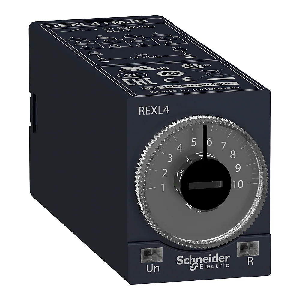 Реле часу мініатюрне 4CO Schneider Electric REXL4TMP7