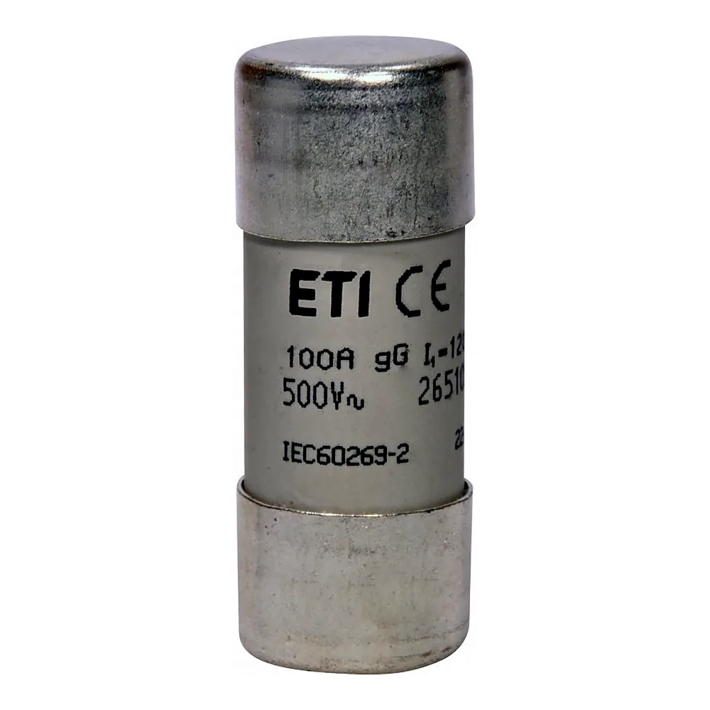 Запобіжник ETI CH22x58 gG 100A 500V 2651050